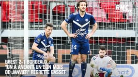 Brest 2-1 Bordeaux : "On a anéanti un bon mois de Janvier" regrette Gasset
