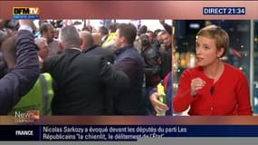 Violences à Air France: "Les propos tenus par Manuel Valls et Nicolas Sarkozy sont absolument indignes", Clémentine Autain