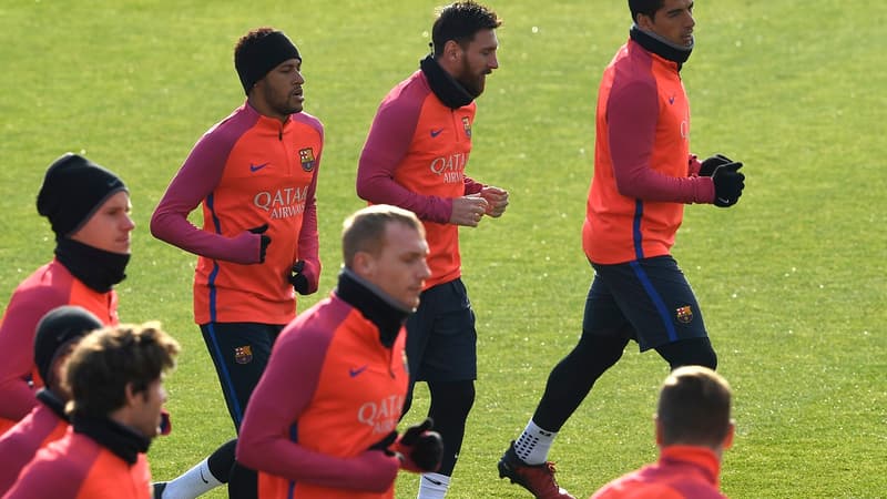 La MSN à l'entraînement