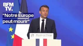 "Notre Europe peut mourir": la mise en garde d’Emmanuel Macron à un mois du scrutin européen