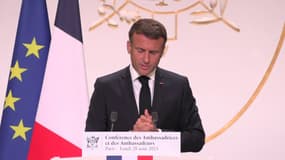 Emmanuel Macron met en garde contre un "risque d'affaiblissement" de l'Europe et de l'Occident