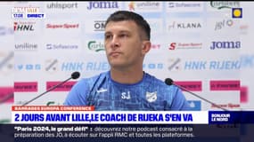 Barrage Europa Conférence: à deux jours du match, le coach de Rijeka s'en va