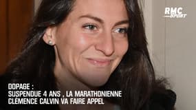 Dopage : Suspendue 4 ans , la marathonienne Clémence Calvin va faire appel