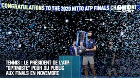 Tennis : Le président de l'ATP "optimiste" pour du public aux Finals en novembre