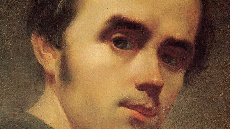 Autoportrait de Taras Chevtchenko en 1840. 
