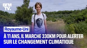 À 11 ans, il marche 330km pour alerter sur le changement climatique