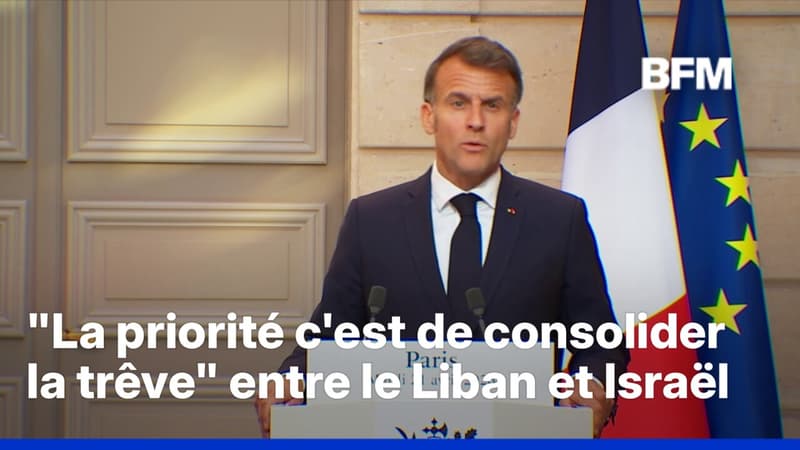 Emmanuel Macron appelle Israël à "renoncer à ses visées territoriales" au Liban