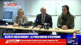 Alerte enlèvement: selon le procureur de la République d'Angers, "le dispositif a permis de retrouver la maman, mais la petite fille n'a pas été retrouvée"