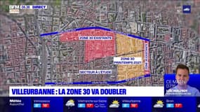 Villeurbanne: la zone du centre-ville limitée à 30km/h étendue 
