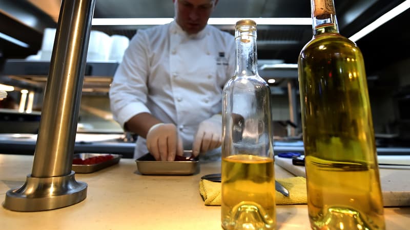 Le chef Jérôme Schilling crée des menus incluant l'appellation suivant les millésimes.