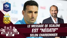 France - Argentine : Le message de Scaloni est "négatif", selon Charbonnier