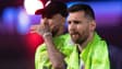 Messi et Neymar lors des célébrations du PSG, 3 juin 2023