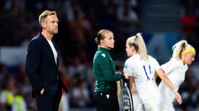 Martin Sjogren face à l'Angleterre à l'Euro, le 11 juillet 2022.