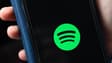 L'application Spotify sur un iPhone.