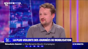 1er-Mai: Rémy Buisine (journaliste à Brut) évoque les violences qu'il dit avoir subies de la part de la police alors qu'il couvrait la manifestation parisienne