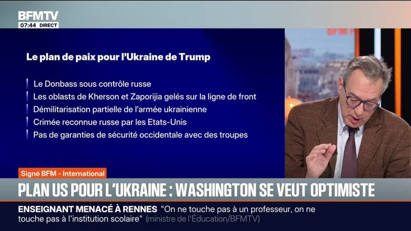 SIGNÉ BFM - Pourquoi le plan américain pour l'Ukraine inquiète les Européens