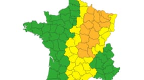15 départements ont été placés en vigilance orange orages par Météo-France, le 25 juin 2022