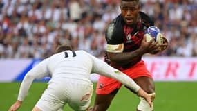 Josua Tuisova lors du quart de finale de la Coupe du monde Angleterre-Fidji (30-24), le 15 octobre 2023