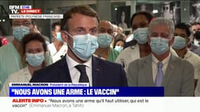 Emmanuel Macron: "J'assume totalement d'avoir pris des décisions le 12 juillet dernier"