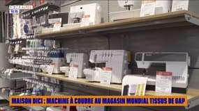 MAISON DICI : Machine à coudre au magasin Mondial Tissus de Gap