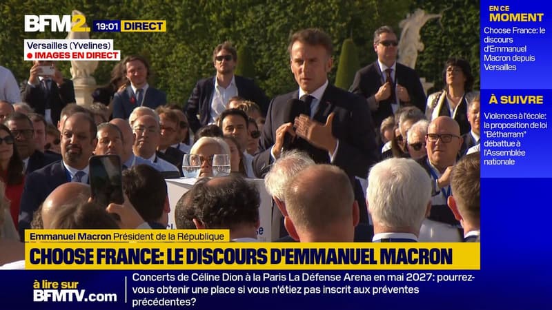"Nous devons rendre ça réel": pour Emmanuel Macron, Choose France ne doit pas représenter "que des annonces"