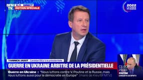 Yannick Jadot se dit choqué par le tutoiement entre Emmanuel Macron et Vladimir Poutine