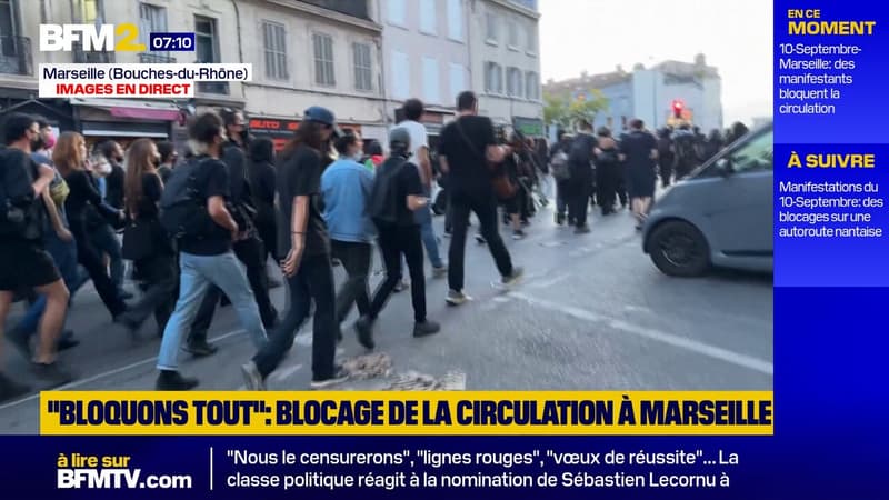10 septembre: les mobilisations commencent à Marseille