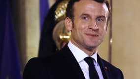Emmanuel Macron à l'Élysée le 15 janvier dernier.
