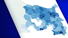 La carte de la vaccination dans la Métropole Aix-Marseille.