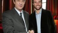 Jean-Louis Triaud et Cavenaghi, un des renforts Girondins de l'hiver dernier