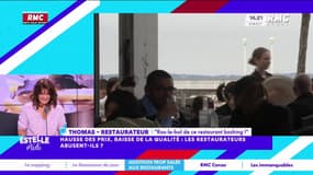 Prix des restaurants : "On est en train de crever", alerte Thomas, restaurateur