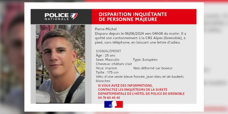 Un appel à témoins a été lancé après la disparition inquiétante d'un policier à Grenoble.