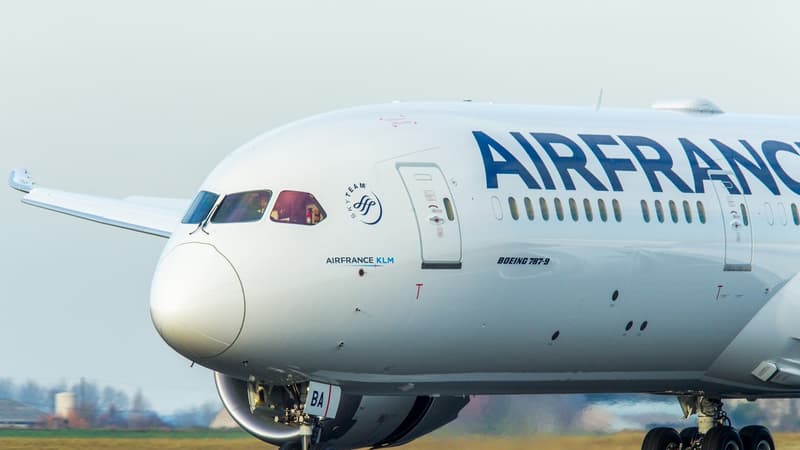 Un avion connecté d'Air France KLM.