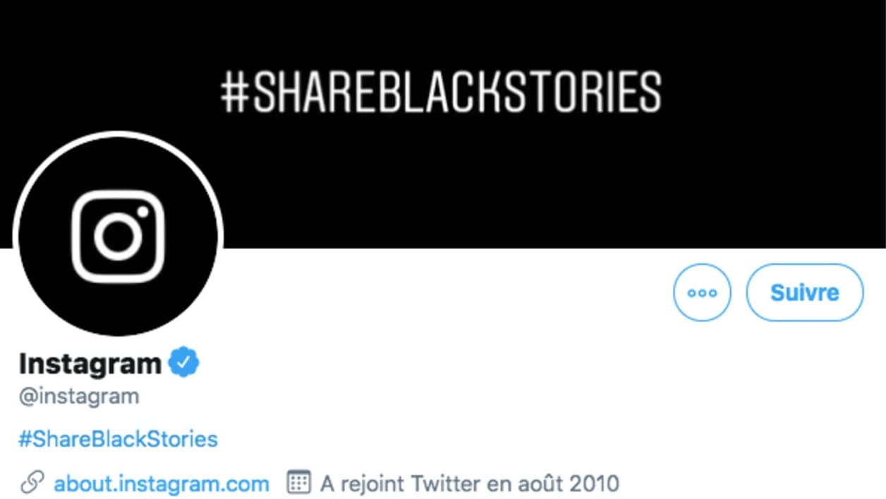 Compte officiel d'Instagram Compte officiel d'Instagram