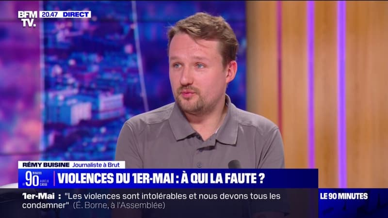 Violences policières à l'encontre de Rémy Buisine (journaliste à Brut): 