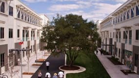 Vue du siège de Facebook à Menlo Park