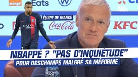 Équipe de France : Deschamps n’a "pas d’inquiétude" pour Mbappé, malgré sa méforme