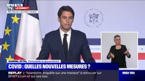 Gabriel Attal: "Protéger les Français est notre seule ligne" depuis le début de la crise