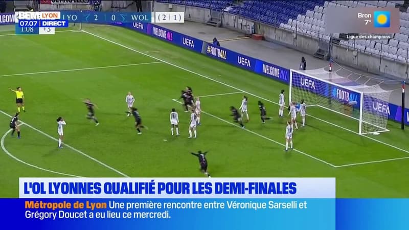 L'OL Lyonnes qualifié pour les demi-finales