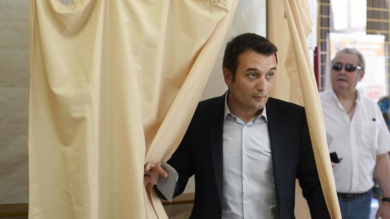 Florian Philippot à Forbach, le 11 juin 2017. 