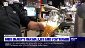 Paris: les bars s'apprêtent à fermer