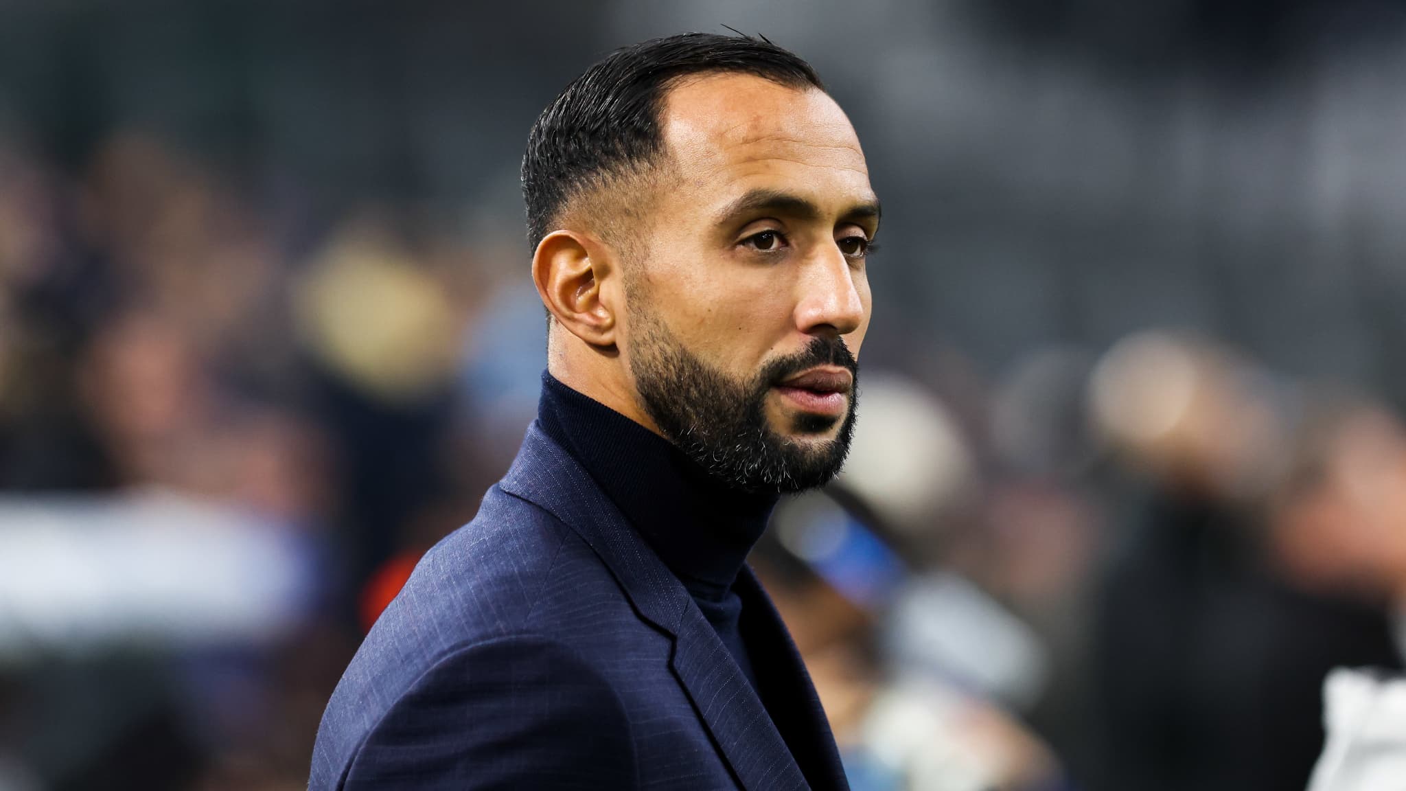 Medhi Benatia pendant un match de l'OM en décembre 2023 Medhi Benatia pendant un match de l'OM en décembre 2023