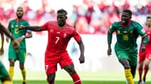 Breel Embolo lors de Suisse-Cameroun au Mondial 2022