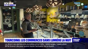 Tourcoing: les commerces sans lumière la nuit