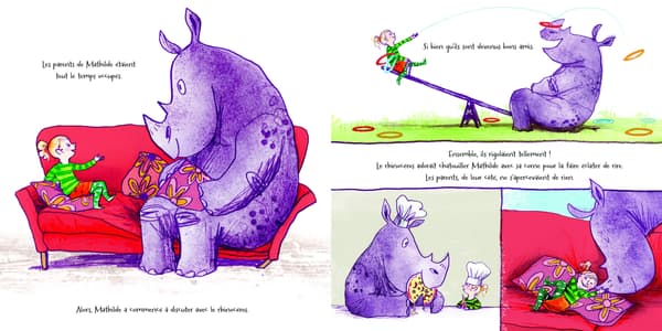"Les rhinos ne mangent pas de crêpes" d'Anna Kemp et Sara Ogilvie
