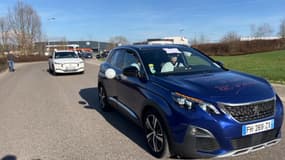 Les infirmières libérales ont manifesté ce mardi 13 février à Strasbourg (Bas-Rhin).