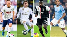 Eiksen, Modric, Matuidi et Fernandinho