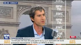 Fête à Macron: le gouvernement "est venu me dire que je montais des appels à la violence, quand il gardait à l'Elysée un violent", déclare François Ruffin