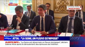 JO 2024: "Nous ne baisserons pas la garde une seule seconde quelque soit la situation institutionnelle ou politique", déclare Gabriel Attal