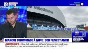 Marseille: le fils de Bernard Tapie déplore le manque d'hommage du club et de la ville